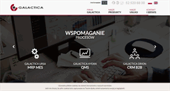 Desktop Screenshot of galactica.pl