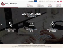Tablet Screenshot of galactica.pl