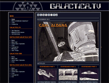 Tablet Screenshot of galactica.tv